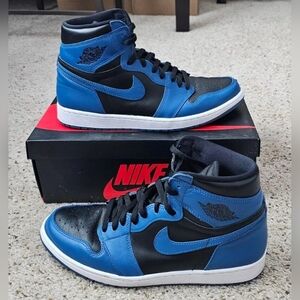 Size 12 Mens - Jordan 1 Retro OG High Dark Marina Blue - 555088-404